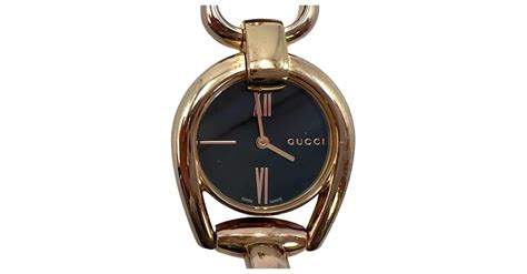 ladies stainless steel gucci watch model 139.5 horsebit|Gucci Horsebit Watch .